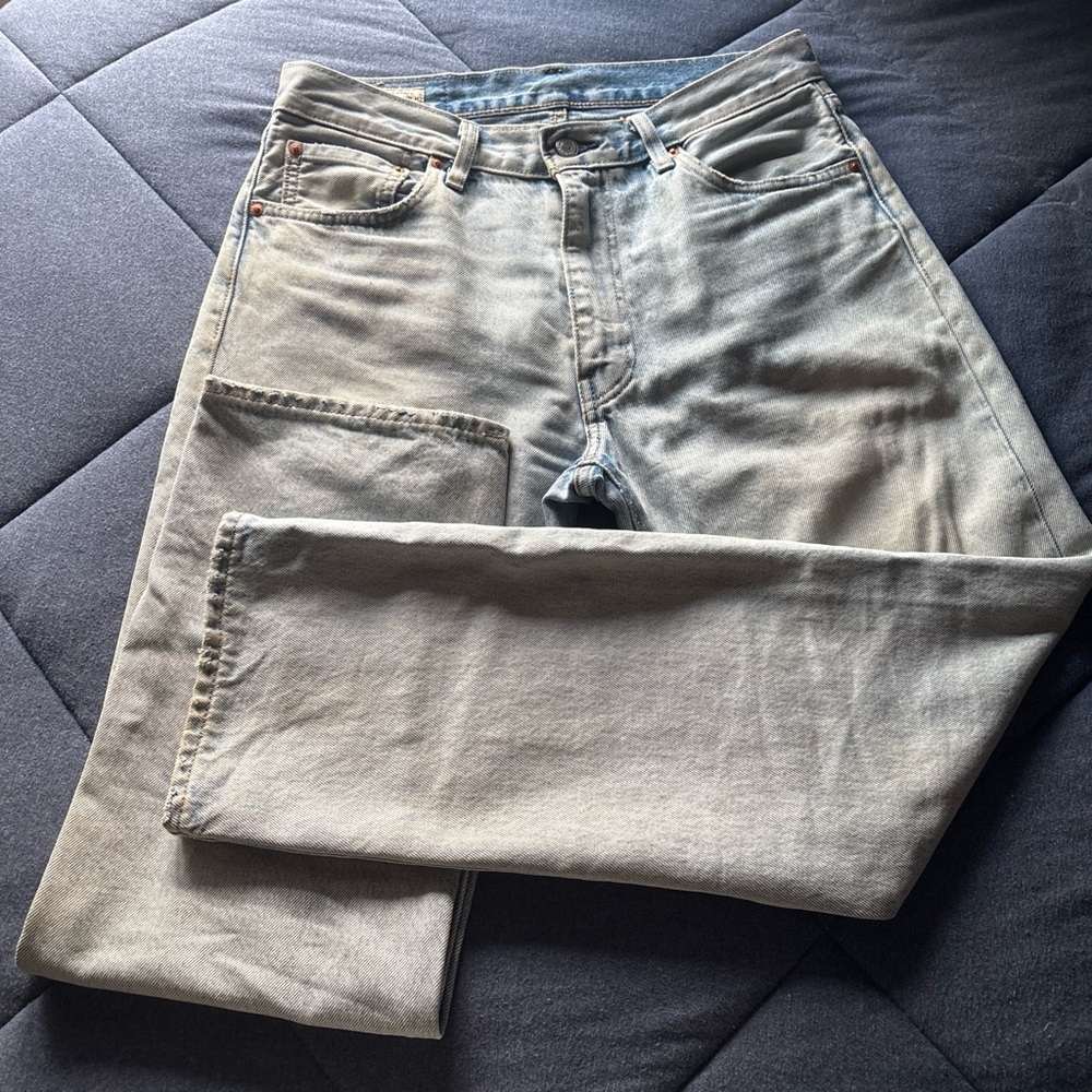 Men's Light Blue Levi 555 Jeans